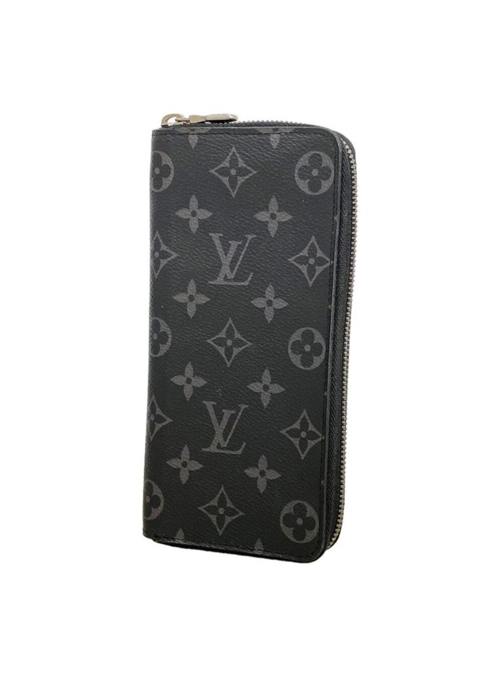 Louis Vuitton Wallet Monogram Eclipse Zippy Vertical Black